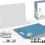Tagliere rettangolare cucina moderno sottile manico plastica resistente as 28x22