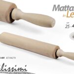 MATTARELLO RULLO LEGNO SFOGLIA PIZZA PASTA CASA CUCINA DOLCI PASTICCERIA 25-44cm