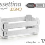 CASSETTA PORTA OGGETTI CONTENITORE ORGANIZER CESTINO CASSETTINA LEGNO 17*9*7 CM