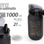 BOTTIGLIA OLIO OLIERA COPERCHIO MANICO SALVAGOCCIA TAPPO CONTENITORE 1 LT SAT NE