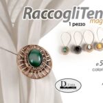 Reggi FERMA TENDA Embrasse Fermatenda LEGA REGGITENDA DRAPPEGGIO CHIC MAGNETICO