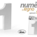 NUMERO UNO 1 DECORAZIONE TAVOLO COMPOSIZIONE FRASE LEGNO MDF BIANCO 10 cm