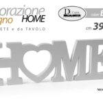 PANNELLO DA PARETE TAVOLO LEGNO CLASSICO MODERNO BIANCO DECORO CUORE HOME 39*13