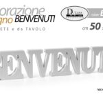 PANNELLO DA PARETE TAVOLO LEGNO CLASSICO MODERNO BIANCO BENVENUTI 50*10*2 CM