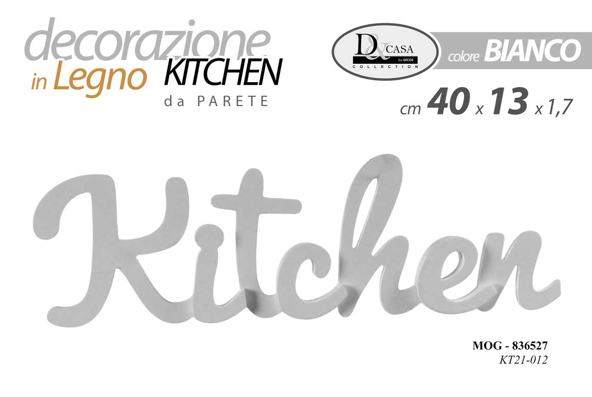 8025569836527 PANNELLO DA PARETE LEGNO CLASSICO MODERNO BIANCO DECORO KITCHEN CUCINA 40*13 - immagine 1