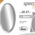 SPECCHIO DA PARETE OVALE INGRESSO BAGNO CORRIDOI ANTICATO CLASSICO MODERNO 37*20