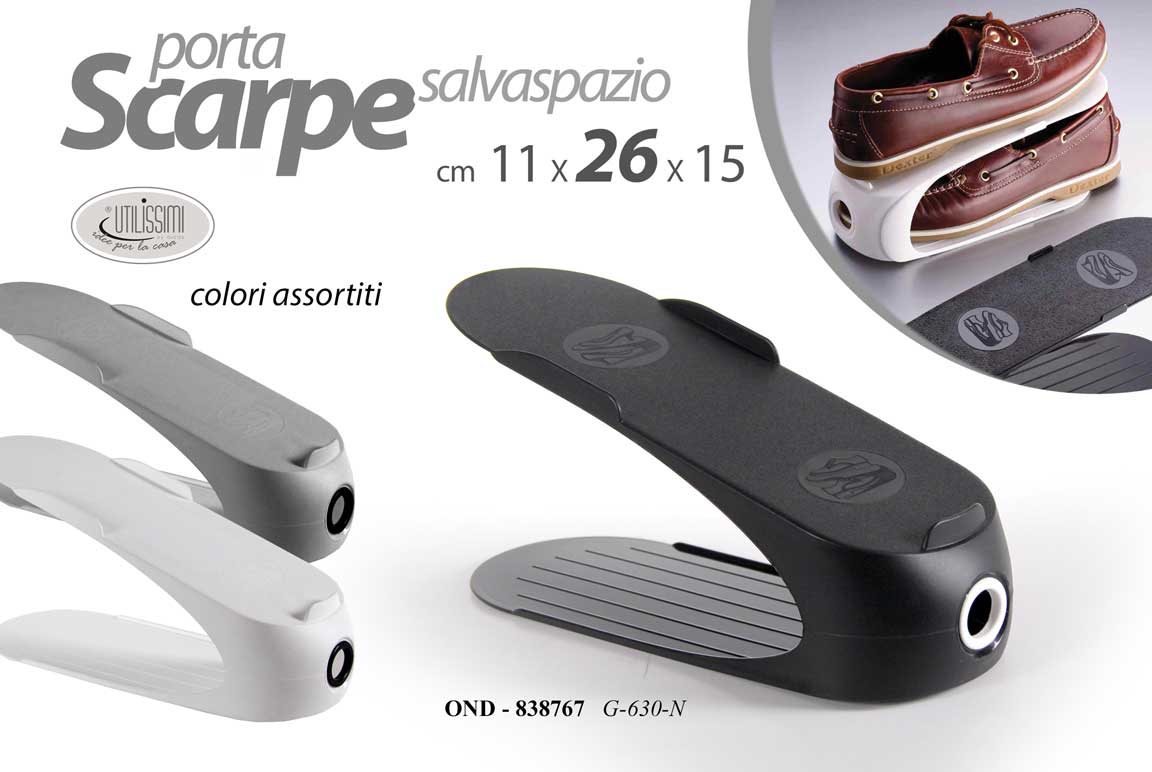8025569838767 PORTASCARPE ORDINA SCARPE SALVASPAZIO ORGANIZER CIABATTE SCARPIERA 11*26*15 - immagine 1