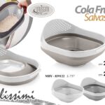 COLA FRUTTA SCOLA LAVAFRUTTA SALVASPAZIO OVALE COLINO VERDURA RICHIUDIBILE