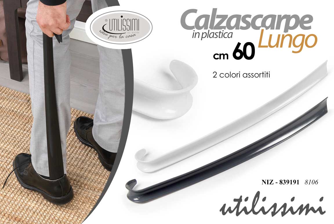 8025569839191 COMODO CALZASCARPE LUNGO 60 CM ANZIANI SCHIENA COLO ASSORTITO - immagine 1