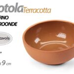 Ciotola forno microonde cottura portata rustica cucina terracotta smaltata 20x9