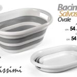 BACINELLA Bucato Richiudibile 27 LIT BIANCHERIA SALVASPAZIO CONTENITORE 54*39*23