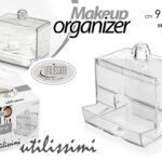 Porta cotton fioc con coperchio Contenitore organizer bagno igienico makeup 10cm