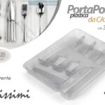 Porta posate organizer cassetto cucina organizzatore vassoio plastica ass 33x26