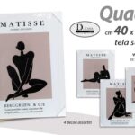 QUADRO PARETE TELA STAMPA LEGNO CASA UFFICIO NEGOZIO MATISSE CORPO DANZA 40*50cm
