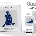 QUADRO ARTISTICO STAMPA SU TELA Canvas MATISSE ASSORTITI CLASSICO MODERNO 45*45