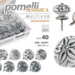 POMELLO CERAMICA MOBILE CASSETTIERA TONDO UNIVERSALE COLOR 0,40CM