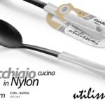 CUCCHIAIONE CUCCHIAIO CHEF LUNGO 33 CM MESTOLO UTENSILE CUCINA NYLON ANTIGRAFFIO