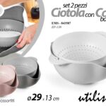 CIOTOLA COLINO BASCULANTE SCOLAPASTA Setaccio COLAPASTA PLASTICA MULTIUSO 29*13