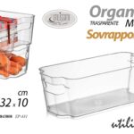 ORGANIZER CUCINA PENSILI CASSETTI FRIGO CONTENITORE ORGANIZZATORE 16*32*10CM