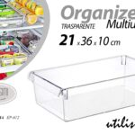 ORGANIZER CONTENITORE CUCINA CASSETTI FRIGO Frigorifero PORTA OGGETTI 36*21*10cm