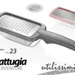 GRATTUGIA CONTENITORE CON MANICO FORMAGGIO VERDURE ORTAGGI MANUALE 23 cm