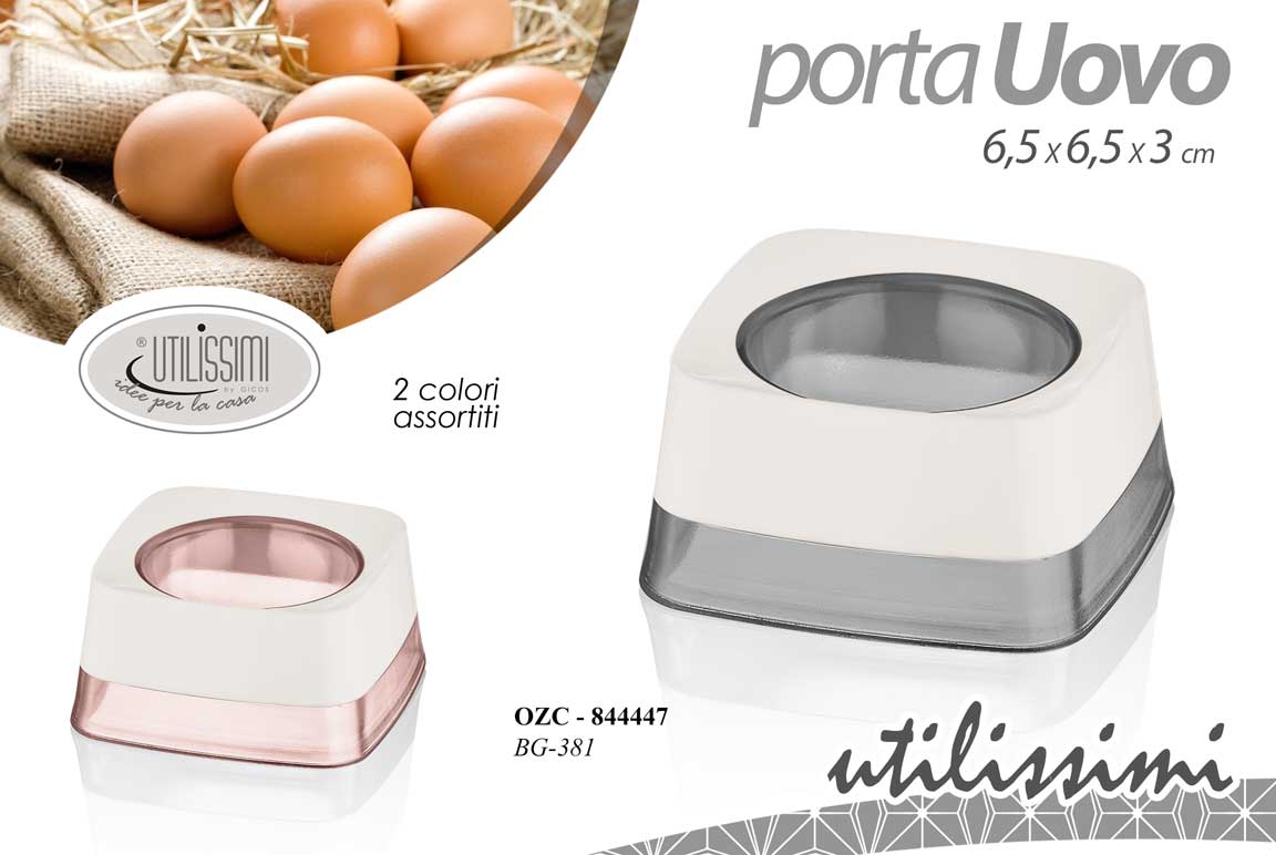 8025569844447 Portauovo PORTA UOVO SODO DA TAVOLA Cucina Colazione Supporto MODERNO 6,5*3 cm - immagine 1