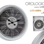 OROLOGIO DA PARETE STILE ANTICO ANTICATO VINTAGE RETRò CLASSICO MODERNO 61*8cm