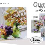 QUADRO STAMPA SU TELA Canvas LEGNO VASO VASI FIORI Multicolor ASSORT 45*45 cm