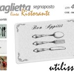 Tovaglietta americana segnaposto sottopiatto pvc moderna ristorante assor 44x28