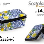 SCATOLA CONTENITORE PORTAOGGETTI ORGANIZER SALVASPAZIO MEDITERRANEO 14*22*9 CM