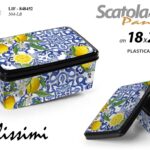 SCATOLA CONTENITORE PORTAOGGETTI ORGANIZER SALVASPAZIO MEDITERRANEO 18*25*10CM