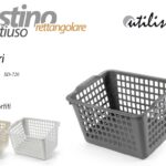 CESTINO PORTA OGGETTI ORGANIZER CUCINA BAGNO VESTITI BUCATO CESTA 20*15*11