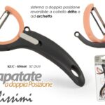 PELAPATATE SBUCCIATORE REVERSIBILE TELA TAGLIA SBUCCIA VERDURE FRUTTA PATATE