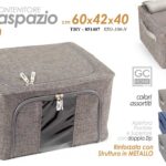 ORGANIZER VESTITI BIANCHERIA SALVASPAZIO SCATOLA CONTENITORE ARMADIO 60*42*40 cm