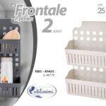 MENSOLA DOCCIA VASCA FRONTALE BAGNO APPENDERE PORTA OGGETTI ACCESSORI BOX 35*25