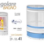 MENSOLA ANGOLO DOCCIA VASCA BAGNO ANGOLARE PORTA OGGETTI MODERNA APPENDINO 41cm