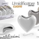 UMIDIFICATORE DA TERMOSIFONE CUORE CALORIFERO CERAMICA EVAPORATORE AMBIENTE 16cm