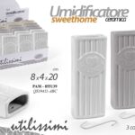 Umidificatore evaporatore calorifero aria arredo camera cuore ceramica ass 20 cm