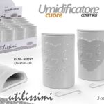 Umidificatore termosifone cuore calorifero evaporatore aria ceramica ass 17 cm