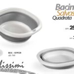 Bacinella pieghevole salvaspazio cucina bucato campeggio plastic silicone 25 cm