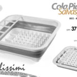 Scolapiatti pieghevole salvaspazio richiudibile cucina campeggio sil plast 37*31