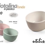 Ciotola coppetta colazione macedonia dessert antipasto plastica color 13 cm