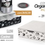 CONTENITORE PORTA CIALDE MAXI Capsule CAFFè CASSETTO CON 3 DIVISORI  29*32*10 CM