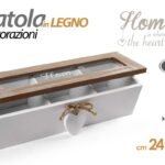 SCATOLA PORTA BUSTINE THE Tè TE CIALDE SCATOLINA COFANETTO CONTENITORE 24*8*7CM