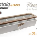 COFANETTO SCATOLA CUORE PORTA BUSTINE THE TE TISANE TEA CIALDE SCATOLINA 33*10*7