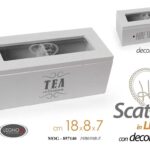 SCATOLA PORTA BUSTINE THE SCATOLINA COFANETTO TISANE TEA CIALDE DECO ASS 18*8*7