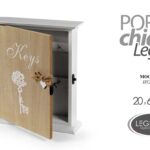 Portachiavi parete armadietto chiavi bacheca muro ingresso legno keys 20*6*24