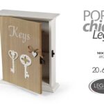 Portachiavi parete armadietto chiavi bacheca muro ingresso legno vin 20*6*24