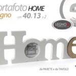 PORTAFOTO DA PARETE DA TAVOLO HOME CASA MODERNO CORNICE FOTO BIANCO LEGNO 40*13