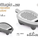GRATTUGIA CON CONTENITORE DOSATORE FORMAGGIO NOCE MOSCATA ECC 350ML 19*10CM